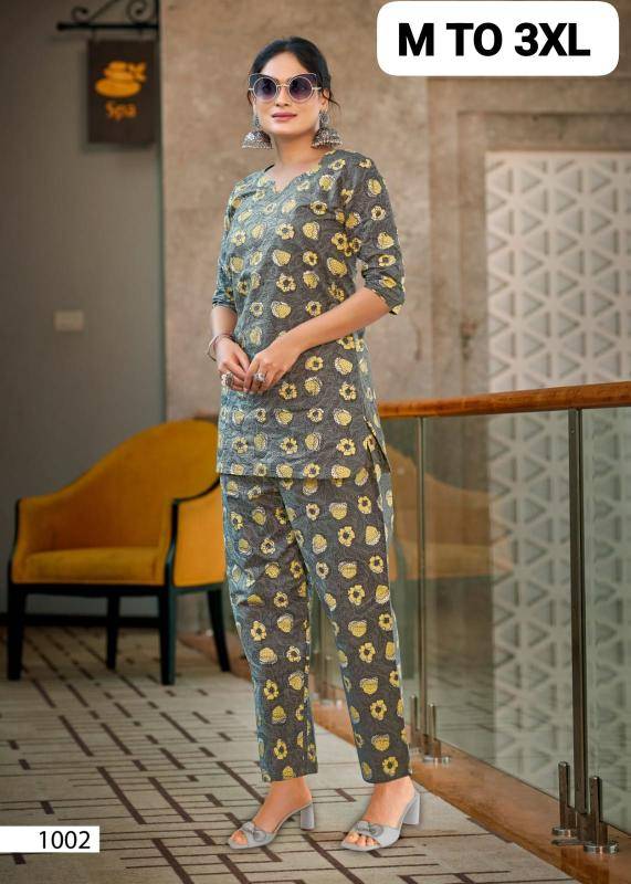 Lakhani coord set Kurti manufacturers in Surat